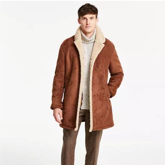 Ben Sherman Men's Faux-Shearling Coat Size 2XL NWT - Picture 1 of 11
